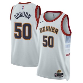 Denver Nuggets Aaron Gordon 50 Nike 2022-23 City Edition Harmaa Miesten Pelipaidat Swingman